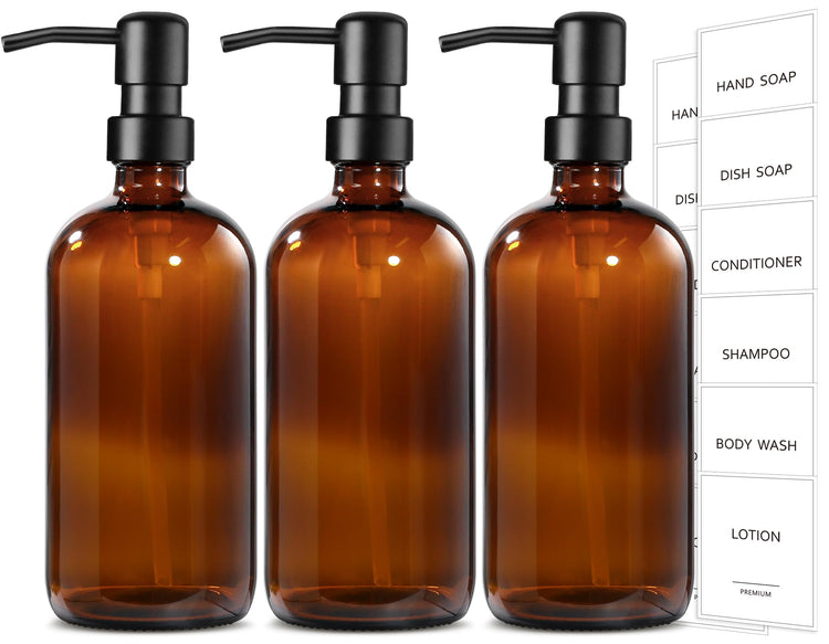 Shampoo and Conditioner Dispenser (3 Count)