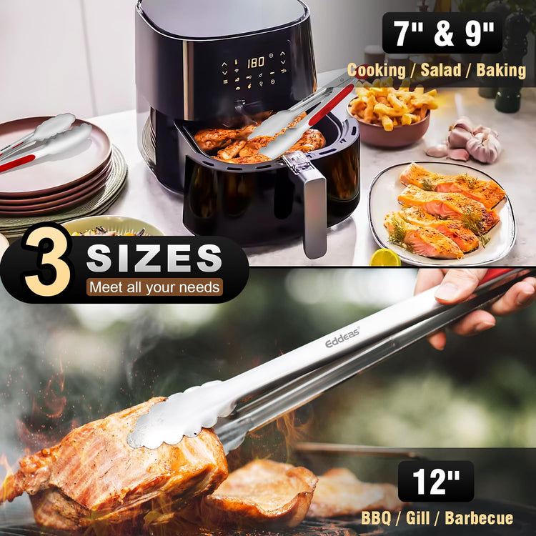 Tongs For Cooking (3 Count)
