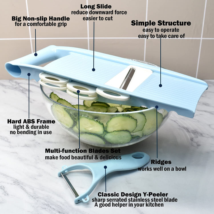 Handheld Mandoline Slicer for Kitchen