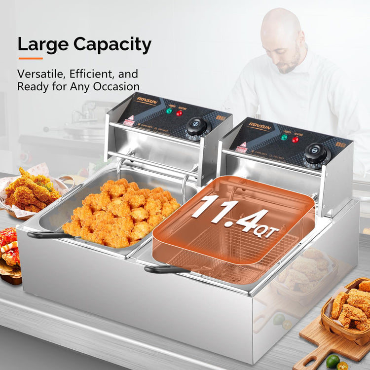 22.8QT 21.6L Electric Deep Fryer