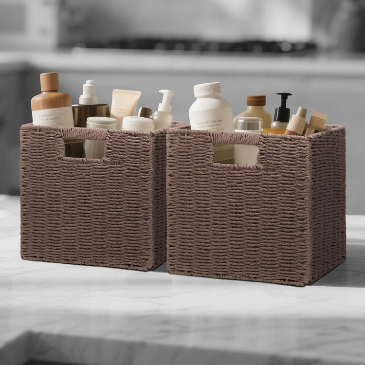 Wicker Storage Baskets for Organizing (4.8 pound(s))