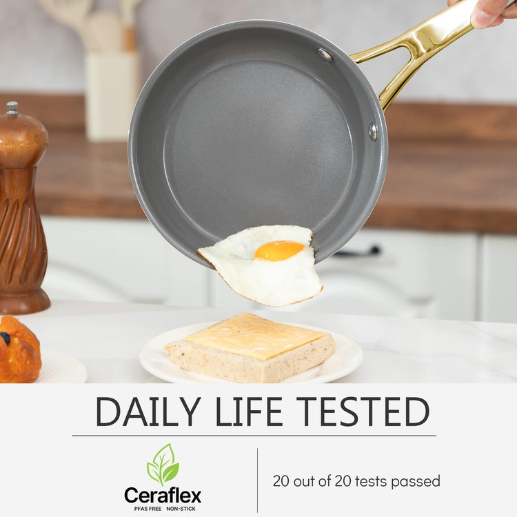 7 Piece Ceramic Cookware Set