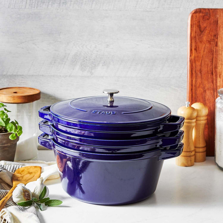 Cast Iron 4 pc Stackable Set