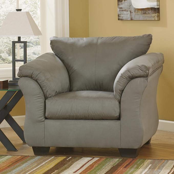 Signature Design by Ashley Darcy Casual Plush Chair, Grayish Brown