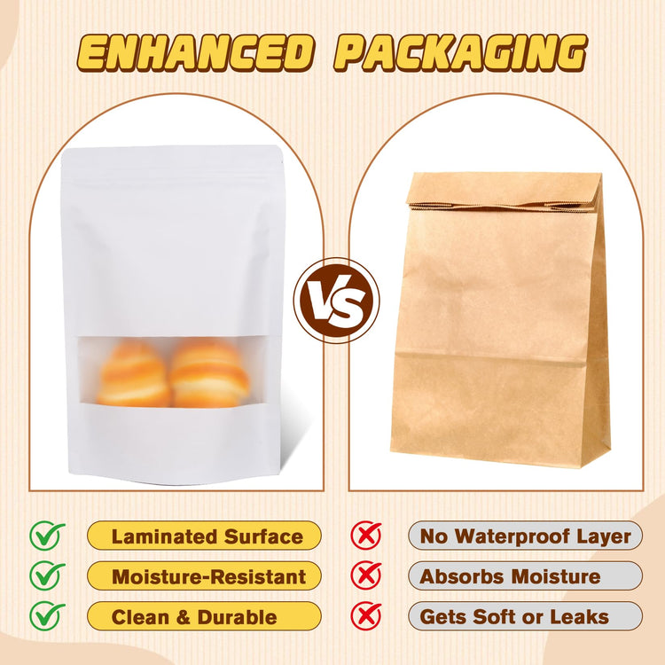 50 Pack Resealable Treat Bags