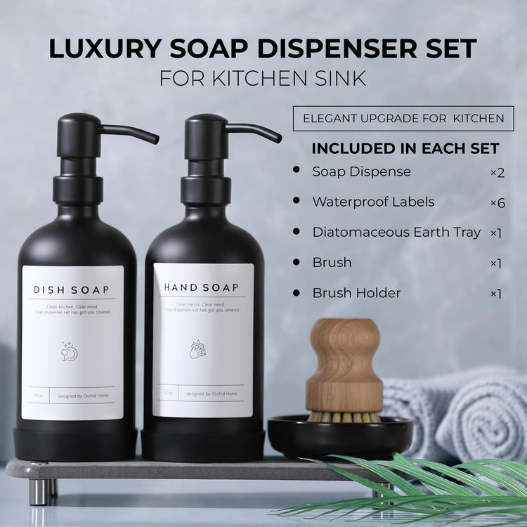 Luxury] Kitchen Soap Dispenser Set