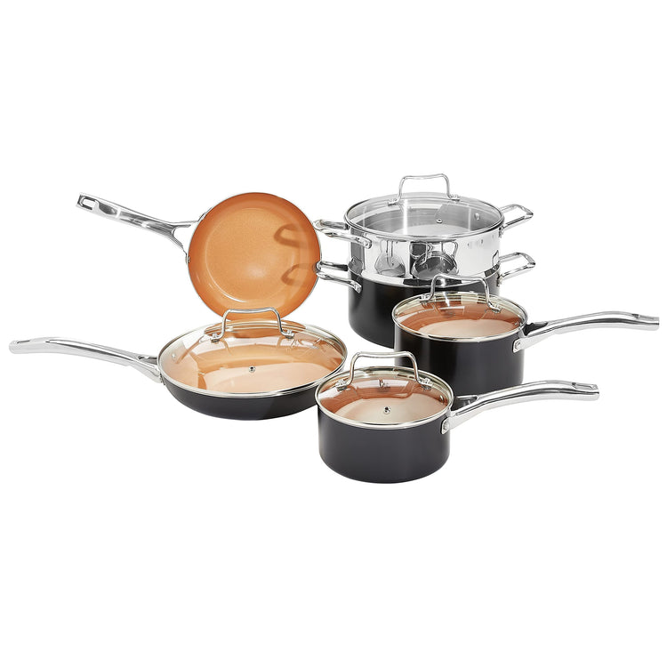 Ceramic Nonstick Cookware Set (10 Count)