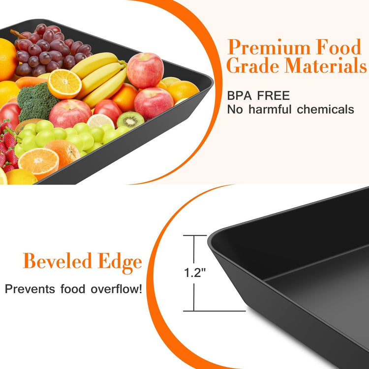 8 pcs Serving Tray for Entertaining (8 Count)