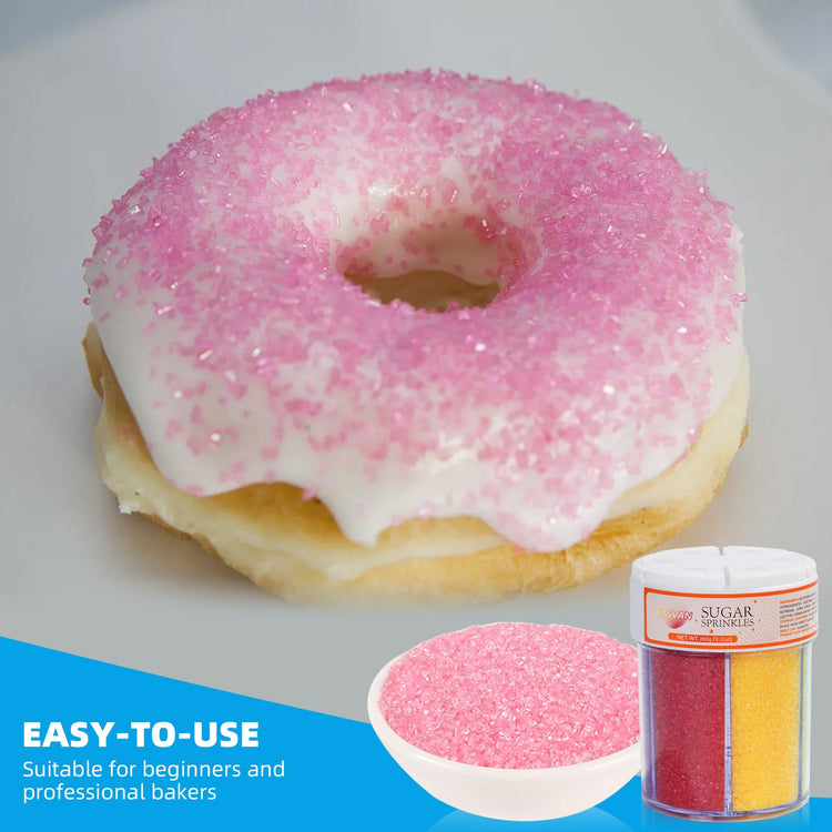 Edible Sanding Sugar Sprinkles (9.2 Ounce)