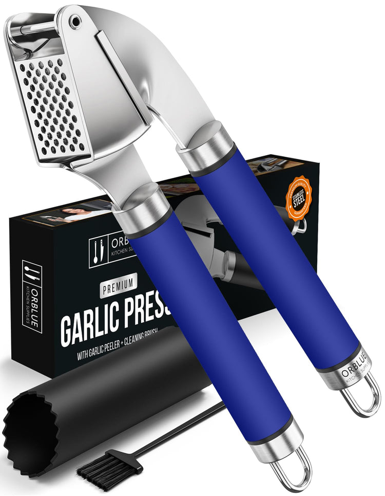 Garlic Press and Peeler Set