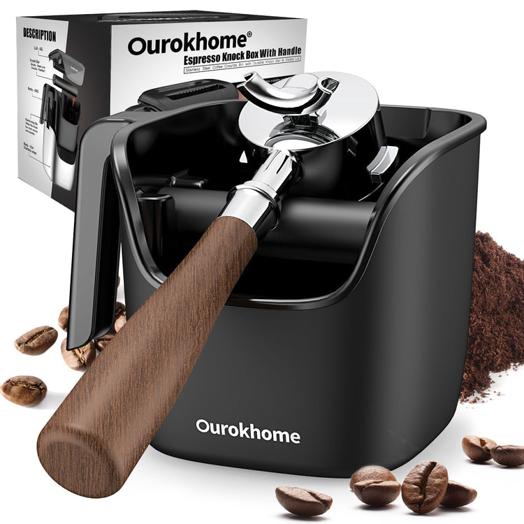 Espresso Knock Box with Lid