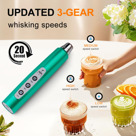 Handheld Milk Frother Wand for Coffee