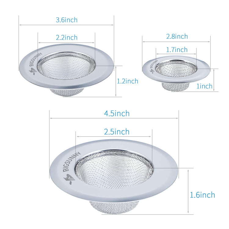 Mesh Sink Strainer Set of 3 (3 Count)
