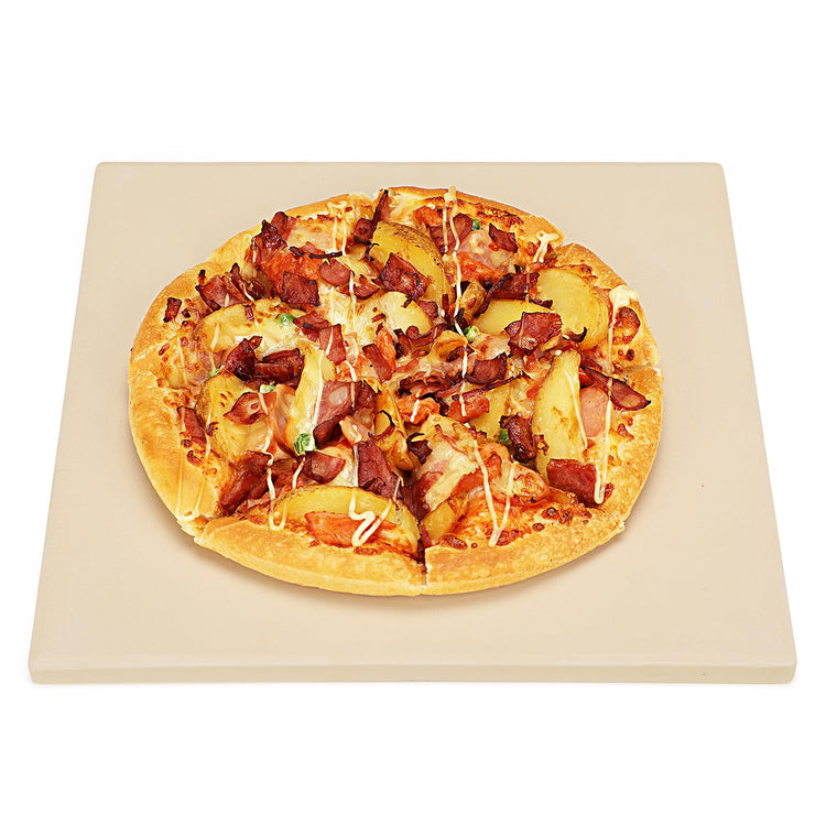 12x12 Inch Cordierite Pizza Stone for RV Oven and Grill
