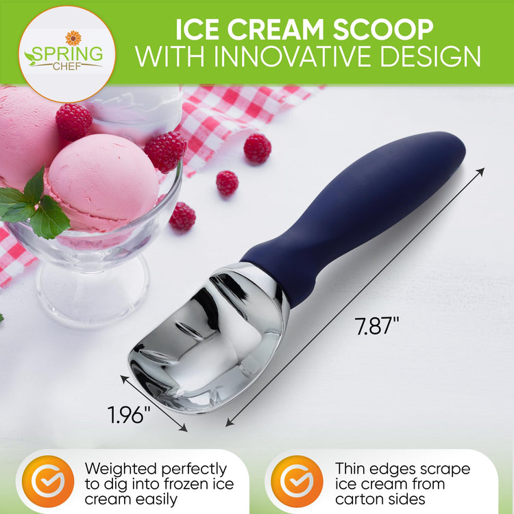 Heavy Duty Metal Ice Cream Scoop w