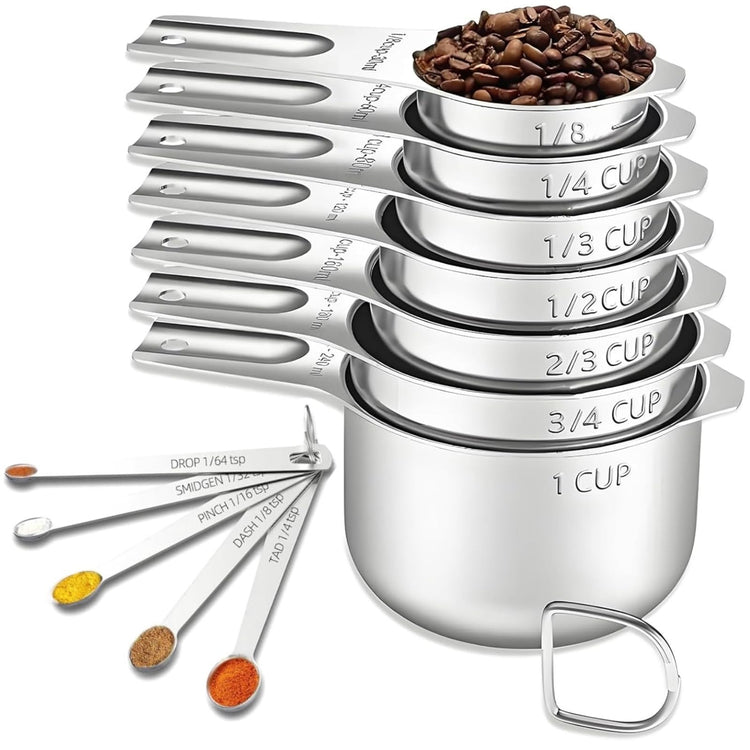 12PCS Measuring Cups and Spoons Set (12 Count)