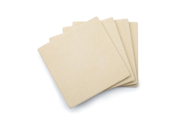 Pizza Grill Stone Tiles For Oven and Grill (4 Count)
