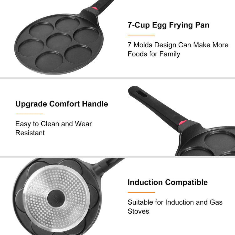 Pancake Pan Maker Nonstick Induction Compatible