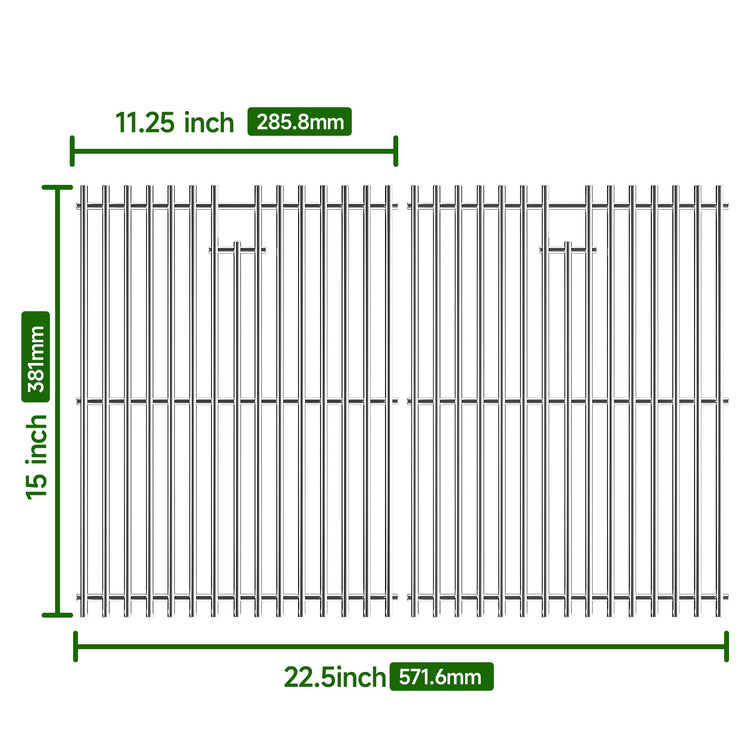 15" Stainless Steel Cooking Grate for Weber Spirit 200 Series