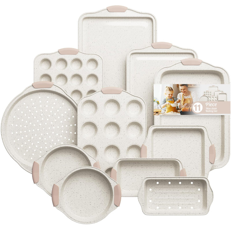 11 Piece Baking Pans Set Nonstick