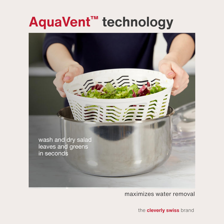Easy Spin 2 AquaVent Large Salad Spinner