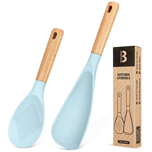 Cooking Spoon and Rice Scooper for Nonstick Cookware