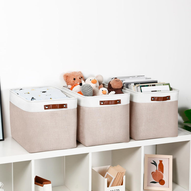 Fabric Storage Bins (3 Count)