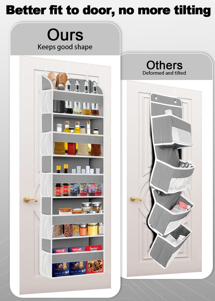 1 Pack Over The Door Storage Organizer with 5 Large Pockets