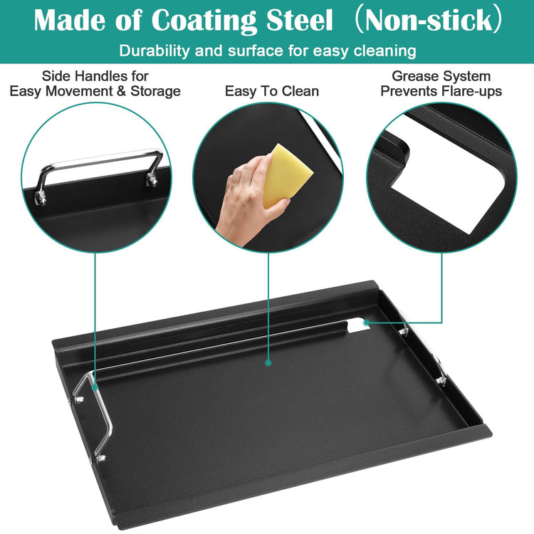 Full Size Griddle Inserts for Charbroil Performance Convective 3 Burner