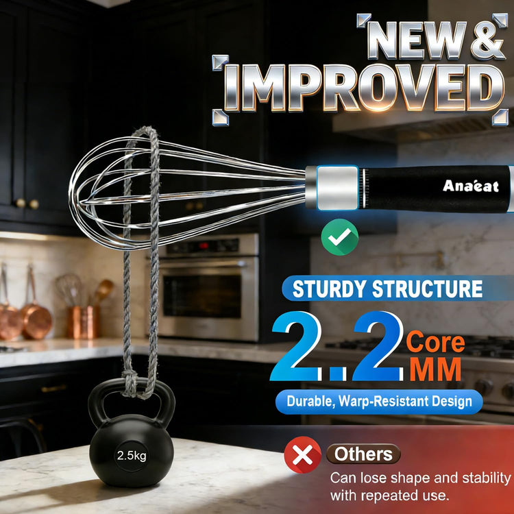 Stainless Steel Kitchen Whisk Set of 4 (4 Count)