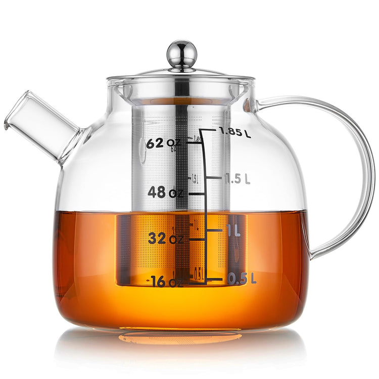 68OZ Glass Teapot Tea Pot With Infuser
