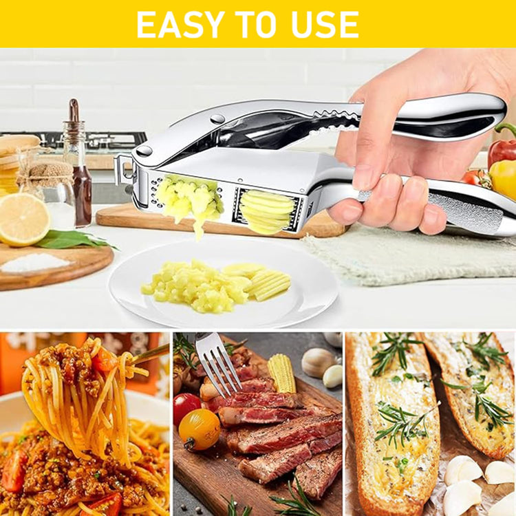 Garlic Press and Slicer 2 in 1