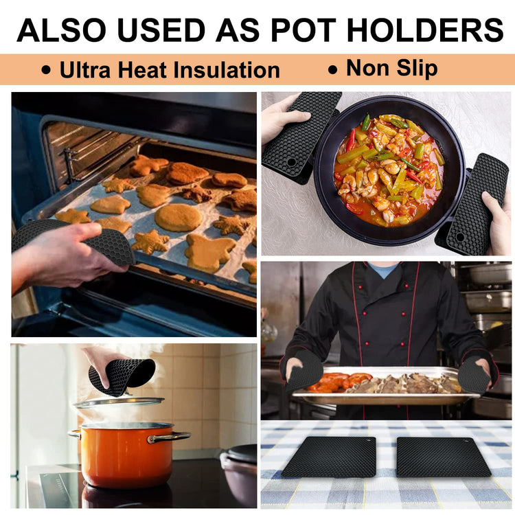 Silicone Trivet Mats (4 Count)