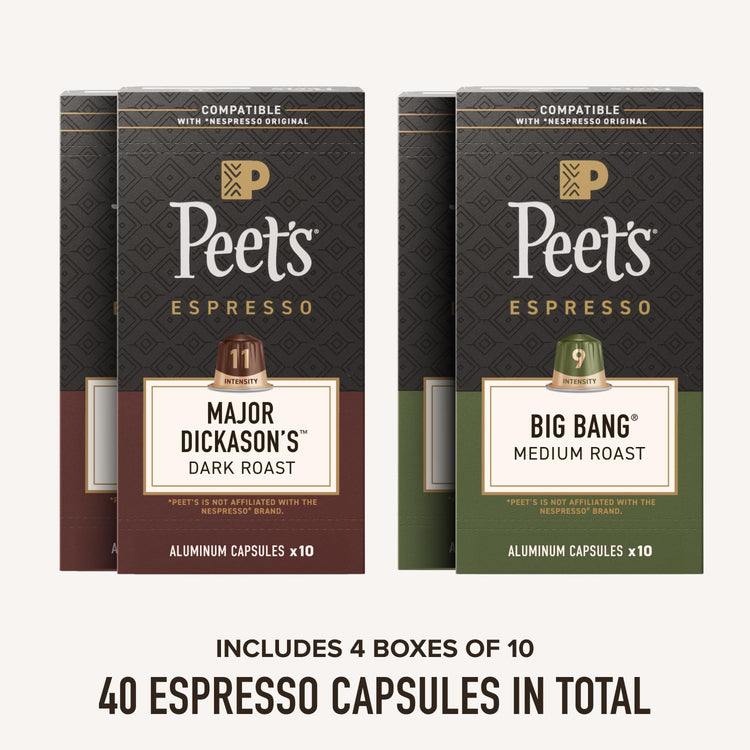 Dark and Medium Roast Signature Blend Espresso Capsules (40 Count)