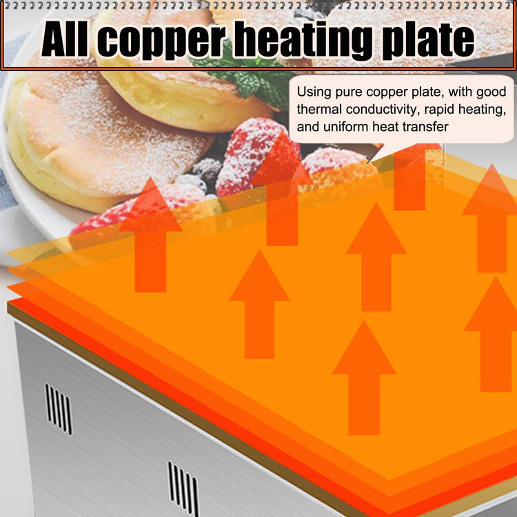 Electric Dorayaki Baker Pancake Making Machine Non