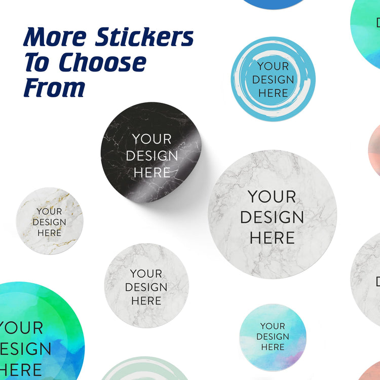 100 Custom Vinyl Stickers (100 Count)