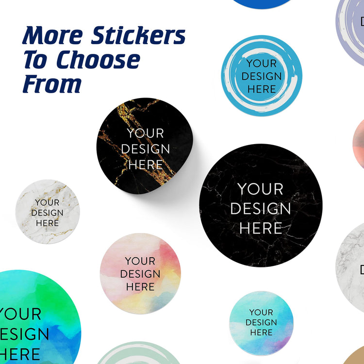 Custom Vinyl Stickers Your Image (100 Count)