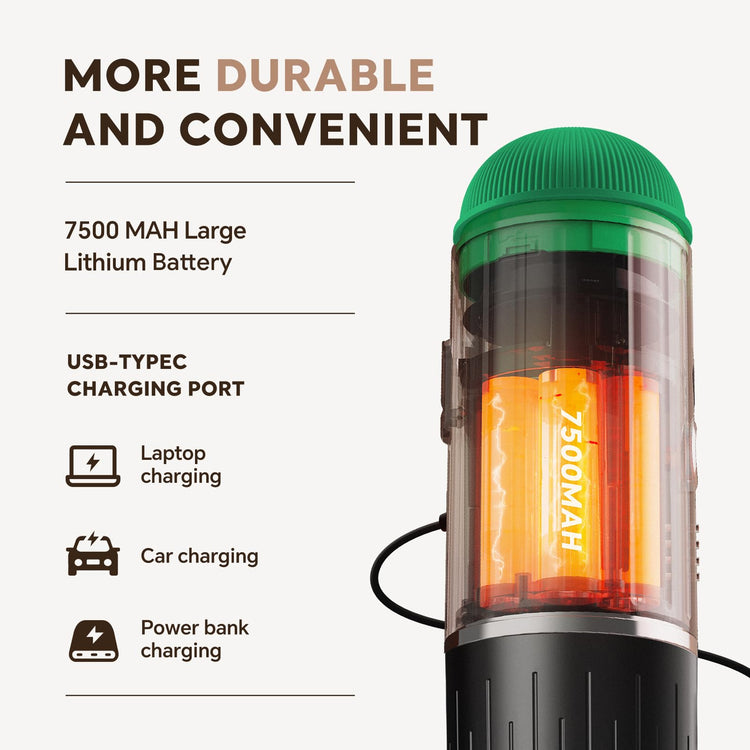 2-in-1 Portable Espresso Maker For Nespresso Pod＆Ground,Green (2.09 Ounce)