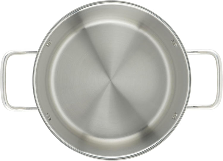 Winco Heavy-Duty Stainless Steel Stock Pot with Cover, 8 Quart