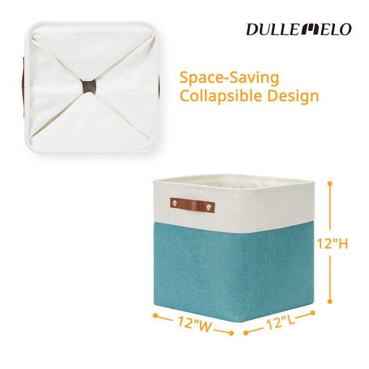Square Storage Cubes Baskets for Gifts Empty (4 Count)