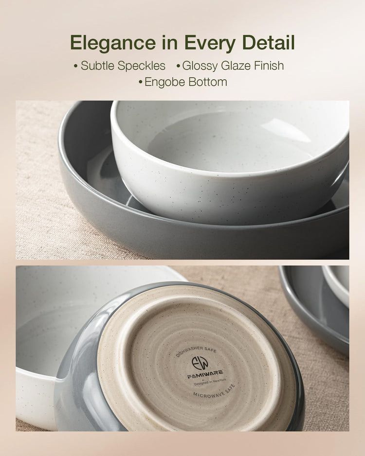 Milkyway 12 Piece Stoneware Dinnerware Set