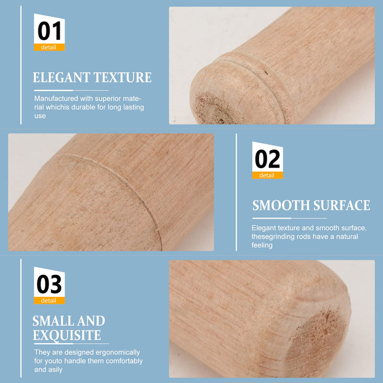 Wooden Muddler for Cocktails 6.8 inch