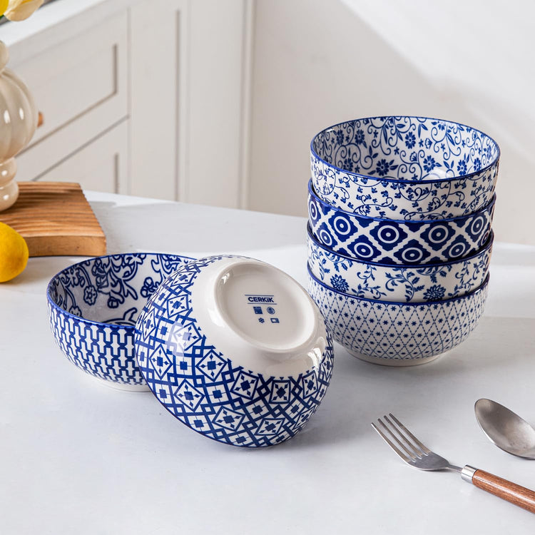 23 Oz Ceramic Soup Bowls Set of 6 (6 Count)