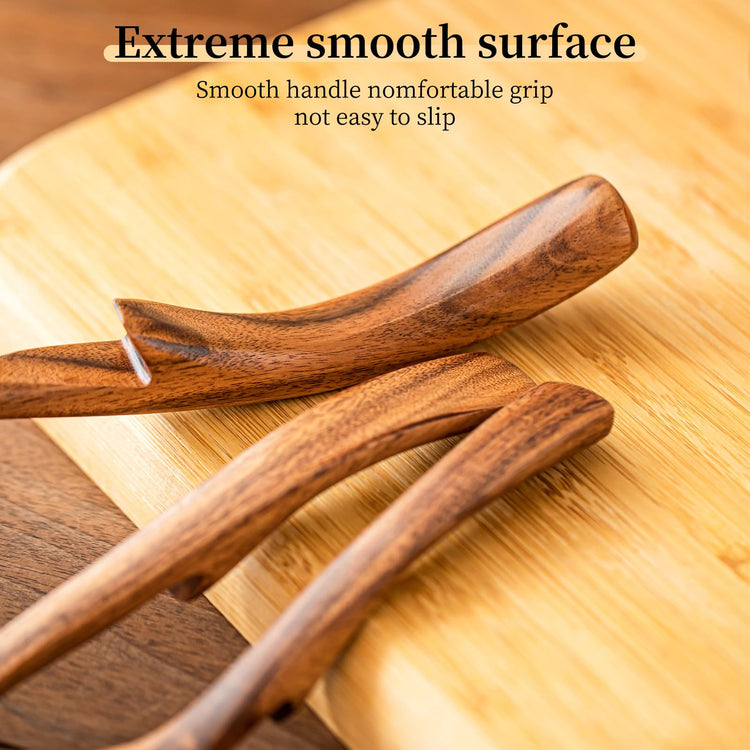 3 Size Wooden Soup Ladles Set (3 Count)