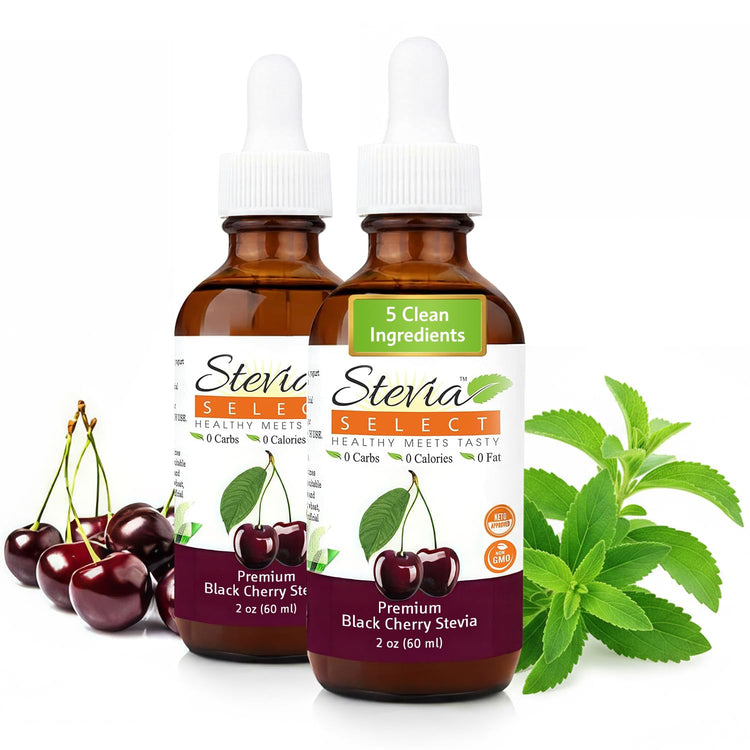 Black Cherry Pure Stevia Liquid (4 Fl Oz)