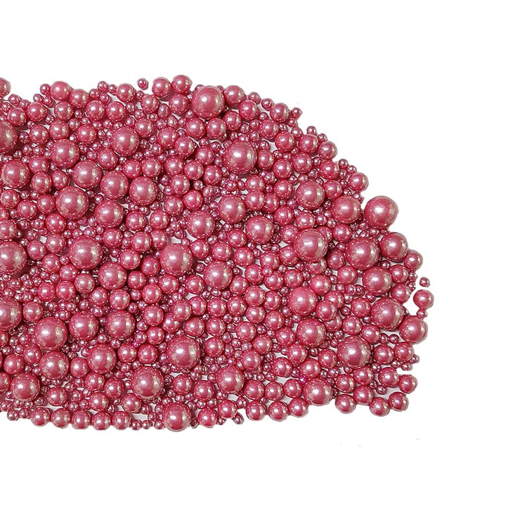 Edible Rose Gold Sugar Pearls Candy Sprinkles 120G (4.23 Ounce)