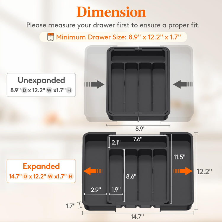 Silverware Drawer Organizer
