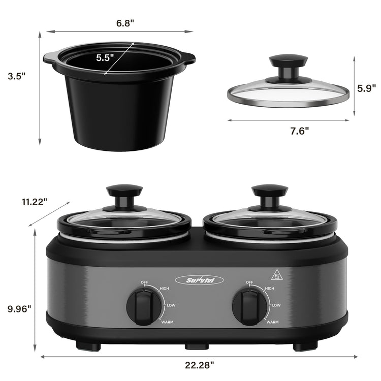 Dual Slow Cooker