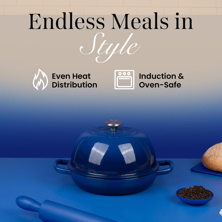 Enamelled Cast Iron Dutch Oven Pot