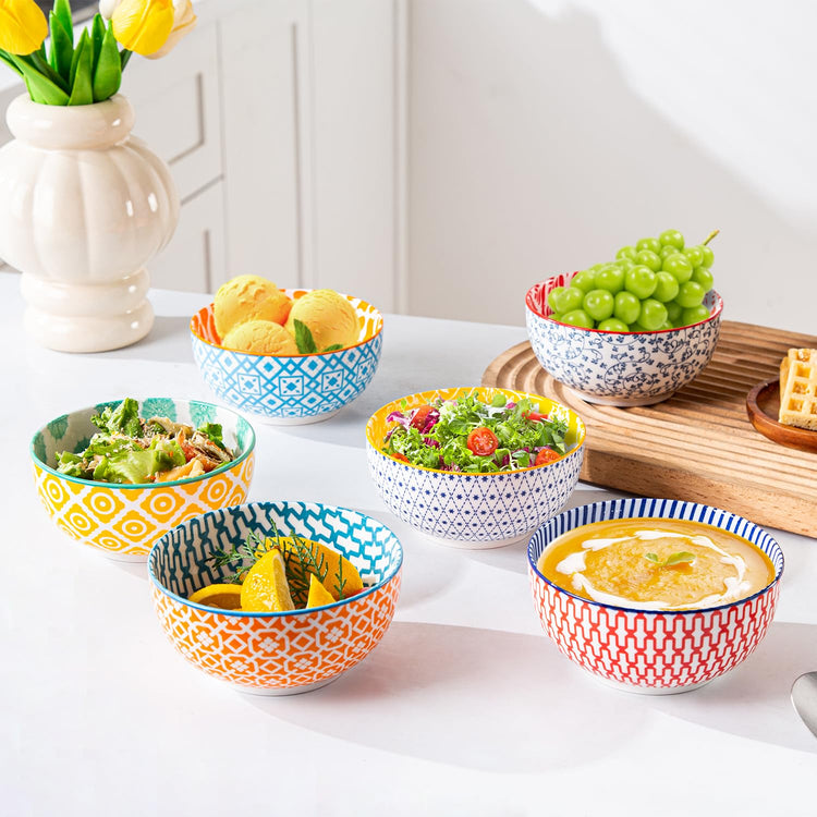 11 Oz Ceramic Small Dessert Bowls Set of 6 (6 Count)